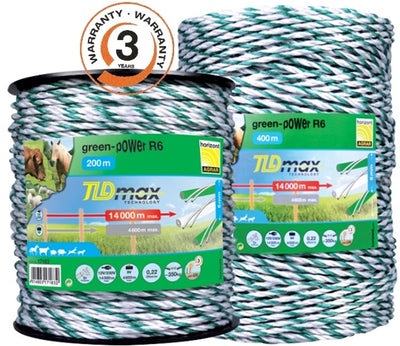 Budget Green Electric fencing rope