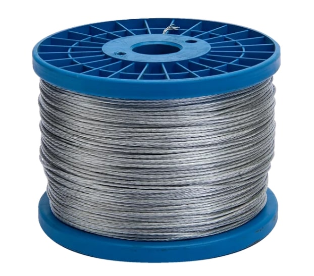 Doblite 500m Electric Fence Poly Wire - 6 Strand Blue Braided Rope, 3mm Thickness - View #2