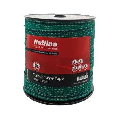 Green TurboCharge Tape. 40mm