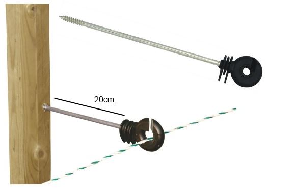 Off-set Distance electric fencing insulators.s - Agrisellex UK